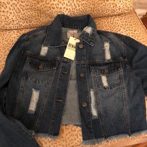 Distressed Denim Jacket
